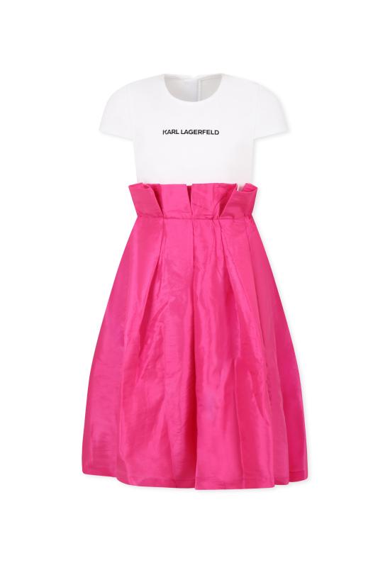 25SS [키즈] 칼라거펠트 원피스 Z30460 S01 FUCHSIA