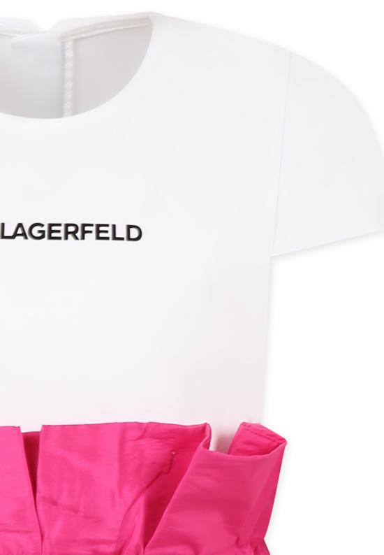 25SS [키즈] 칼라거펠트 원피스 Z30460 S01 FUCHSIA - KARL LAGERFELD