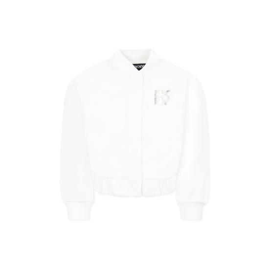 25SS [키즈] 디케이엔와이 봄버 자켓 D62284 117 WHITE