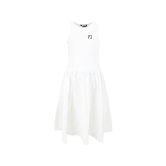 25SS [키즈] 디케이엔와이 원피스 D62318 10P WHITE