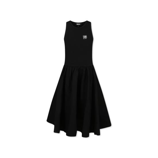 25SS [키즈] 디케이엔와이 원피스 D62318 09B BLACK