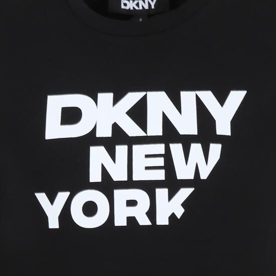 25SS [키즈] 디케이엔와이 티셔츠 D62304 09B BLACK - DKNY