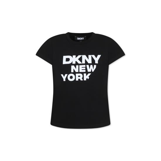 25SS [키즈] 디케이엔와이 티셔츠 D62304 09B BLACK