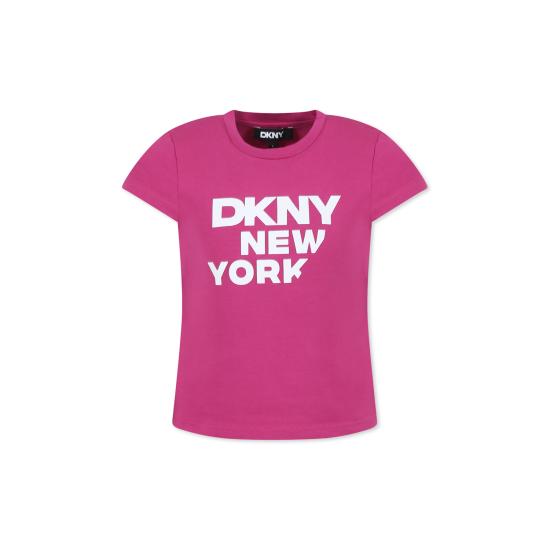 25SS [키즈] 디케이엔와이 티셔츠 D62304 469 FUCHSIA