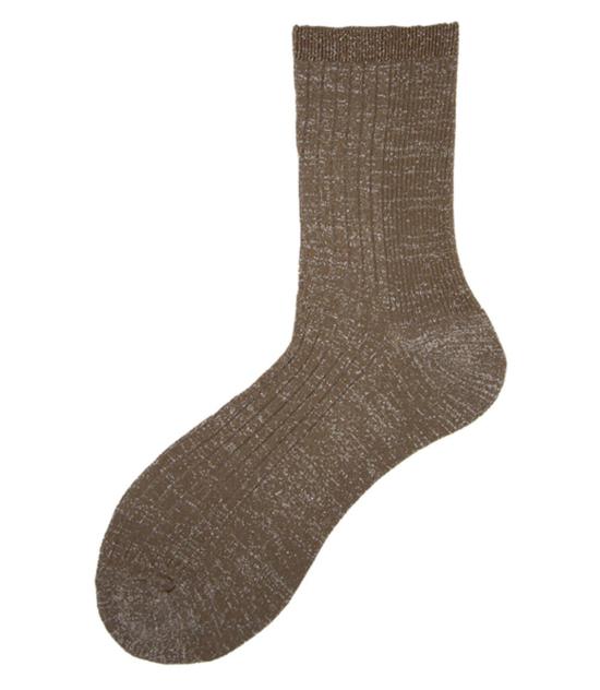  알토 밀라노 양말 반 갈색