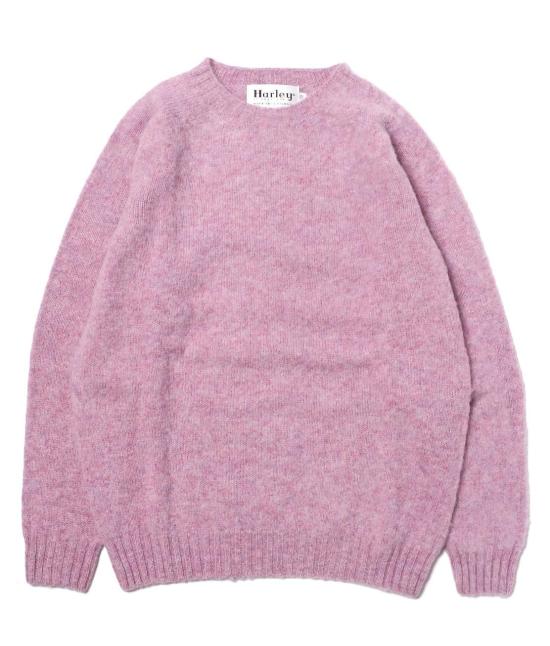  할리 오브 스코틀랜드 쉐기 독 크루넥 스웨터 M24747SHAGGYHEATHERROSE HEATHER ROSE DOM