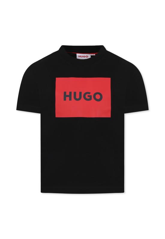 25SS [키즈] 휴고보스 티셔츠 G00334 09B BLACK
