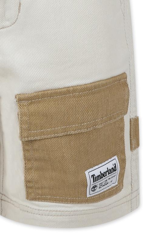 25SS [키즈] 팀버랜드 쇼츠/버뮤다 T60452 190 IVORY - TIMBERLAND