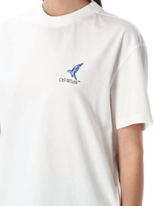 25SS 오프화이트 반팔 티셔츠 25POWAA089S25JER004 0110 WHITE - OFF WHITE