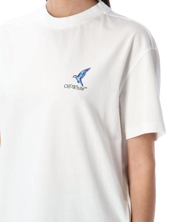 25SS 오프화이트 반팔 티셔츠 OWAA089S25JER004 0110 Bianco - OFF WHITE