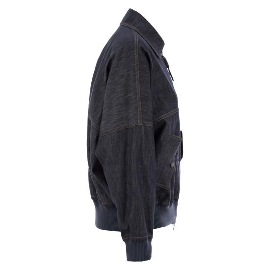 25SS 브루넬로 쿠치넬리 자켓 MB1257470 DARK DENIM - BRUNELLO CUCINELLI