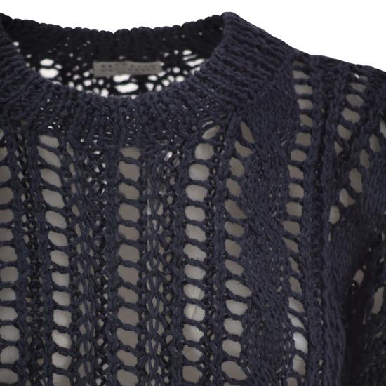 25SS 브루넬로 쿠치넬리 스웨터 M3Y351800 BLUE - BRUNELLO CUCINELLI