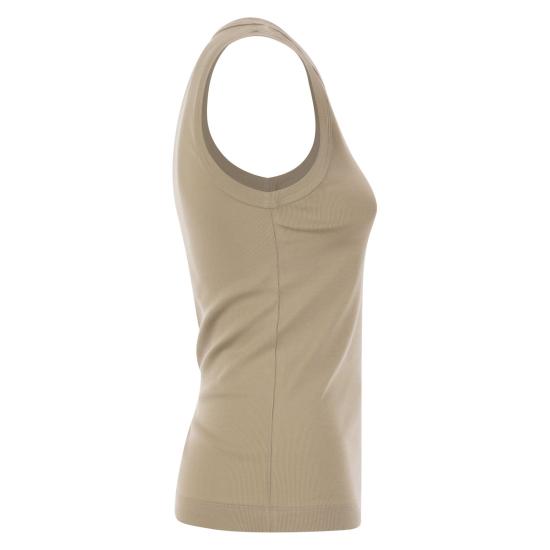  브루넬로 쿠치넬리 민소매 티셔츠 M0TC8FX230 BEIGE - BRUNELLO CUCINELLI