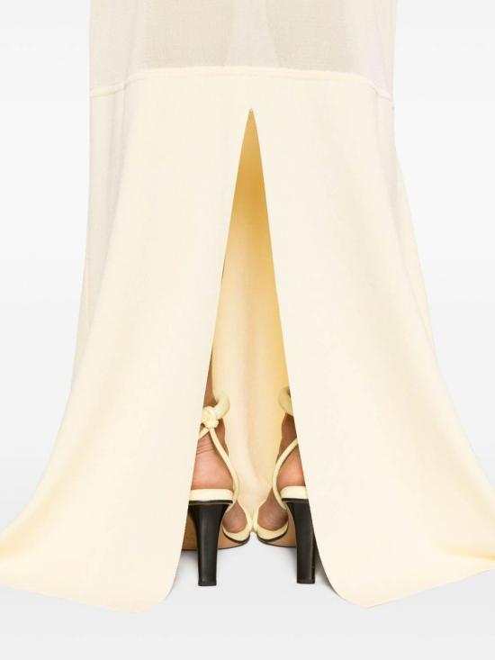 24FW 자크뮈스 롱 원피스 241KN4322368210 Yellow - JACQUEMUS