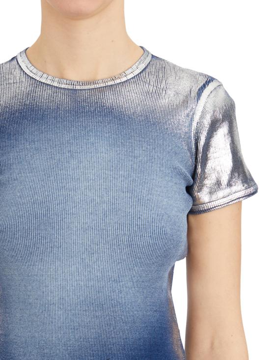 25SS 디젤 반팔 티셔츠 LA167710NJBH01 Blue - DIESEL