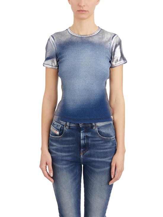 25SS 디젤 반팔 티셔츠 LA167710NJBH01 Blue