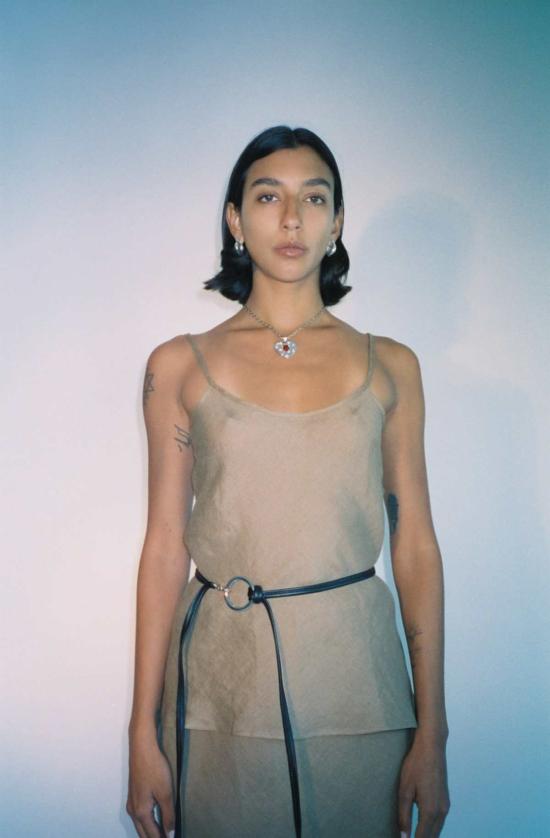  베이스레인지 블라우스 오큘러 디딘 탑 - BASERANGE