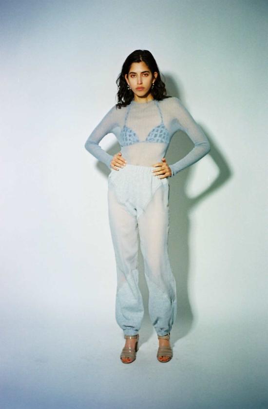  Helena Manzano 비키니 수영복 헬레나 만자노 팔로마 비키니 탑 블랙/퍼플 - OTHER BRANDS