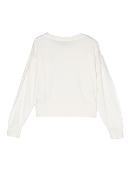 24FW [키즈] 모스키노 풀오버 HDW024LHE69 10063 CLOUD - MOSCHINO