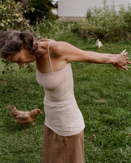  베이스레인지 민소매 티셔츠 Nida Tank Laut Pink - BASERANGE