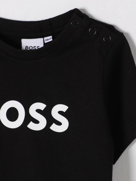 25FW [키즈] 보스 티셔츠 J05P12 09B Black - BOSS