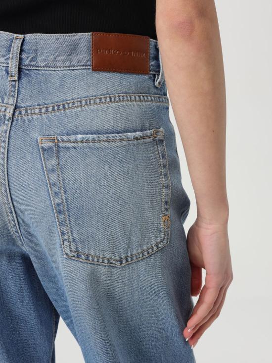 25FW 핑코 데님 팬츠 101733A2DZ PJV Blue - PINKO