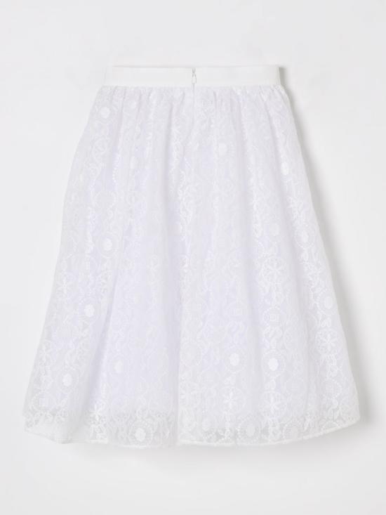 25SS [키즈] 지방시 스커트 H30763 10P White - GIVENCHY