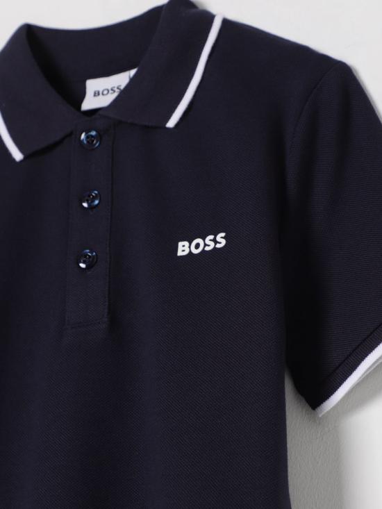 25FW [키즈] 보스 폴로 셔츠 J25P26 849 Navy - BOSS