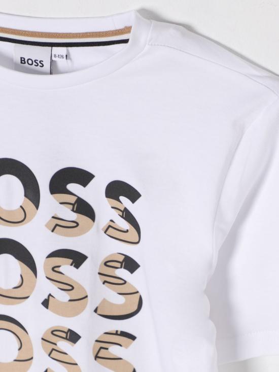 25FW [키즈] 보스 티셔츠 J52038 10P White - BOSS