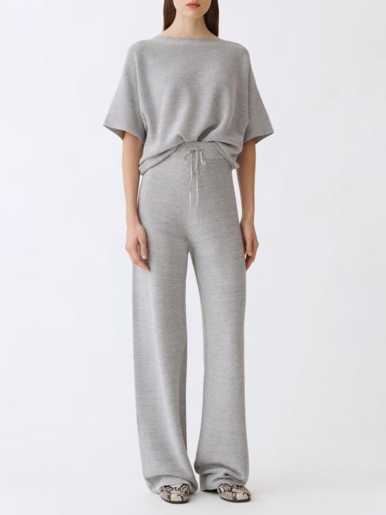 25FW 파비아나 필리피 스트레이트 팬츠 PAD265F425L233 8132 Grey - FABIANA FILIPPI