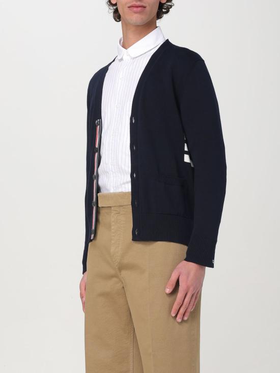 25FW 톰브라운 스웨터 MKC581AY3043 415 Navy - THOM BROWNE