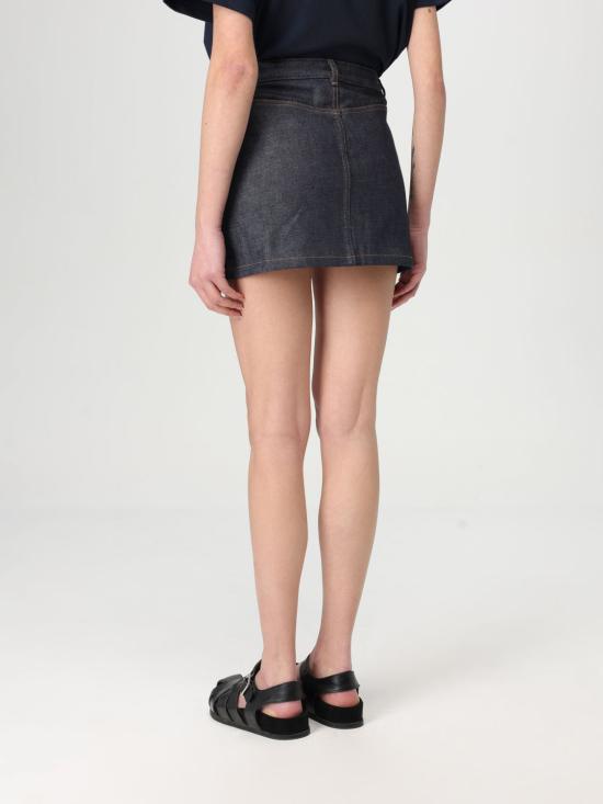 25FW 아페쎄 숏 스커트 CODBSF06093 IAI Blue - A.P.C.
