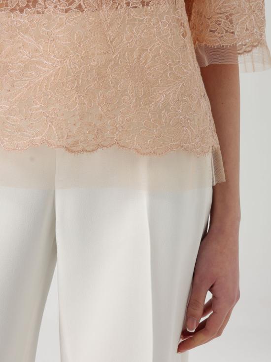 25SS 에르마노 설비노 반팔 티셔츠 D462L300OEX 41314 Pink - ERMANNO SCERVINO