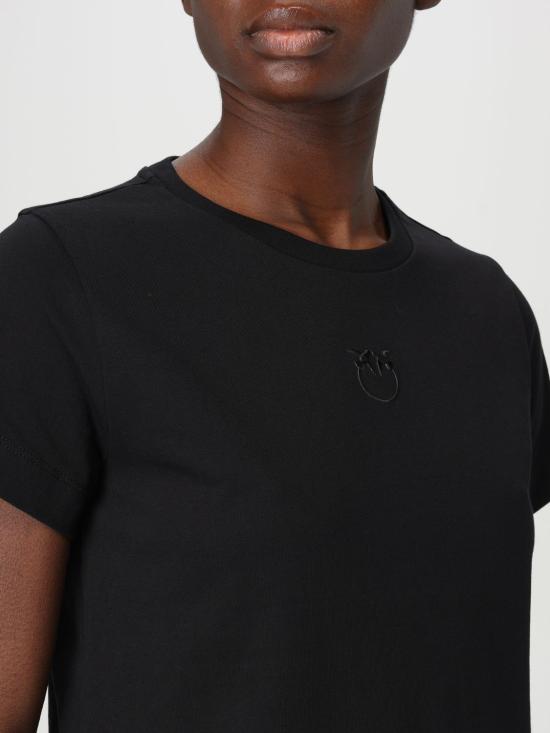 25FW 핑코 반팔 티셔츠 100355A2HN Z99 Black - PINKO