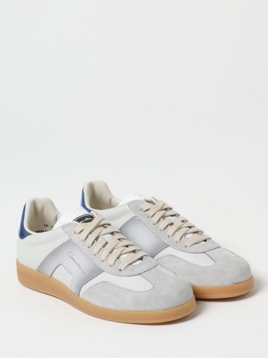 25FW 산토니 스니커즈 MBPL21965FARCNOC I32 Blue - SANTONI