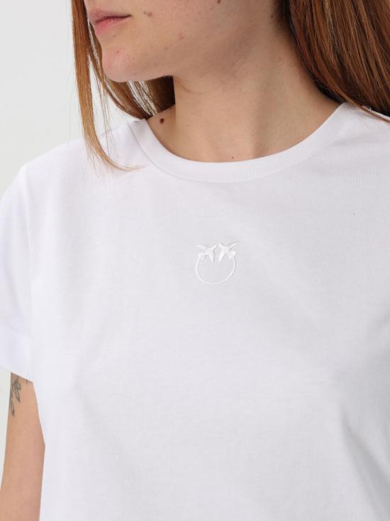 25FW 핑코 반팔 티셔츠 100355A2HN Z04 White - PINKO