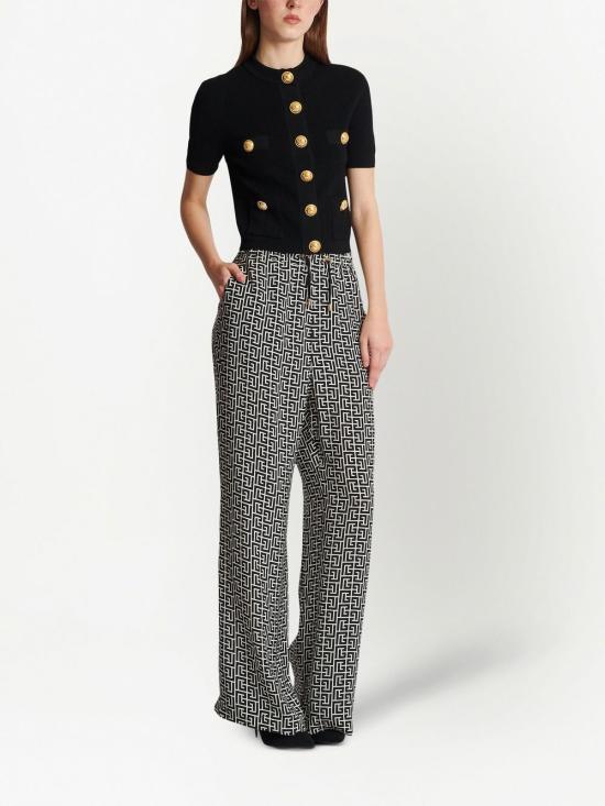 25SS 발망 스웨터 EF1KL023KB070PA BLACK - BALMAIN