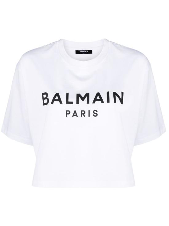 25SS 발망 반팔 티셔츠 BF1EE020BB02GAB WHITE