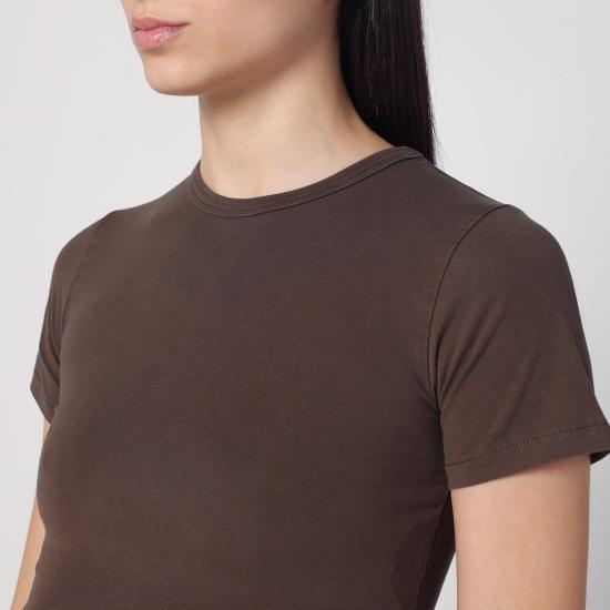 25SS 엔타이어 스튜디오 반팔 티셔츠 ES2251CO Brown - ENTIRE STUDIOS