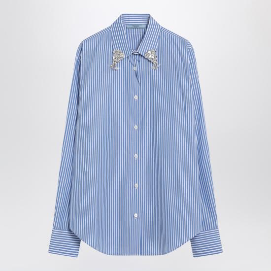 25SS 프라다 셔츠 P471HROOO155U Light blue