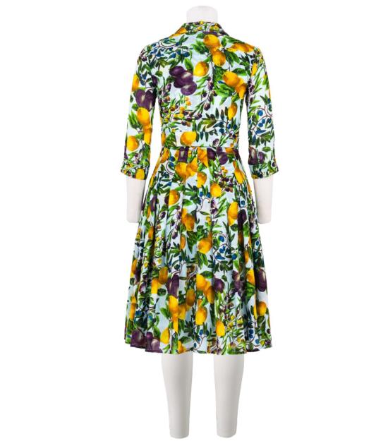  사만다 성 롱 원피스 오드리 #4 드레스 소프트 아쿠아 - SAMANTHA SUNG