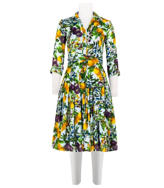  사만다 성 롱 원피스 오드리 #4 드레스 소프트 아쿠아 - SAMANTHA SUNG