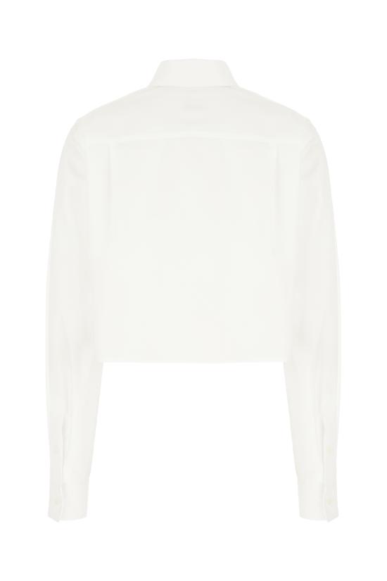 25SS 오프화이트 셔츠 OWGE02AS25FAB001 0110 WHITE BLACK - OFF WHITE