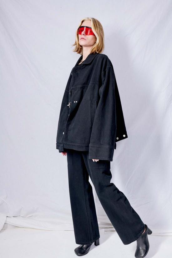  어셈블리 뉴욕 데님 팬츠 어셈블리 블랙  블랙 - ASSEMBLY NEW YORK