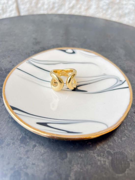  가브리엘라 아티가스 반지 Gabriela Artigas Grande 더블 빔 링 - GABRIELA ARTIGAS