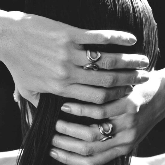  가브리엘라 아티가스 반지 Gabriela Artigas Grande 더블 빔 링 - GABRIELA ARTIGAS