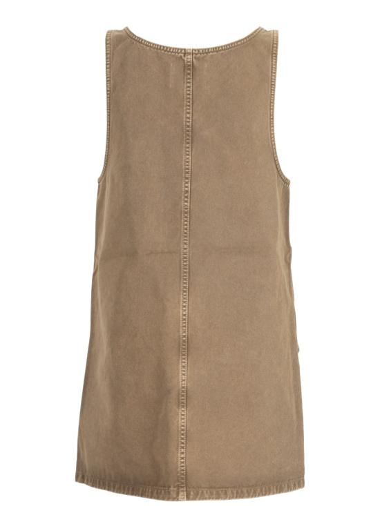 25SS 미우미우 숏 원피스 MF5633SOOO1350 F0244 TUNDRA - MIU MIU