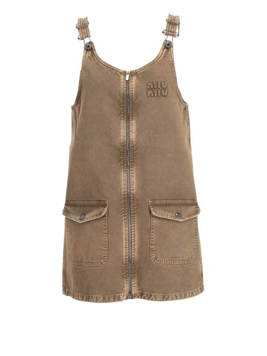 25SS 미우미우 숏 원피스 MF5633SOOO1350 F0244 TUNDRA