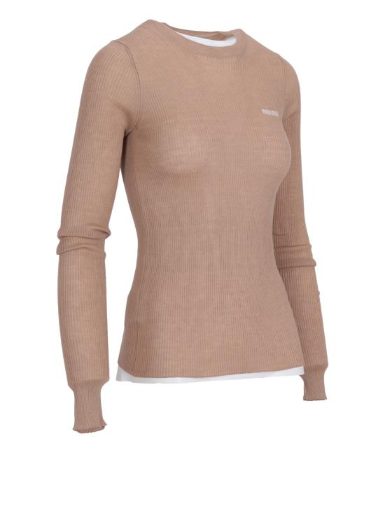 25SS 미우미우 스웨터 MML821S23213KV F0040 CAMMELLO - MIU MIU