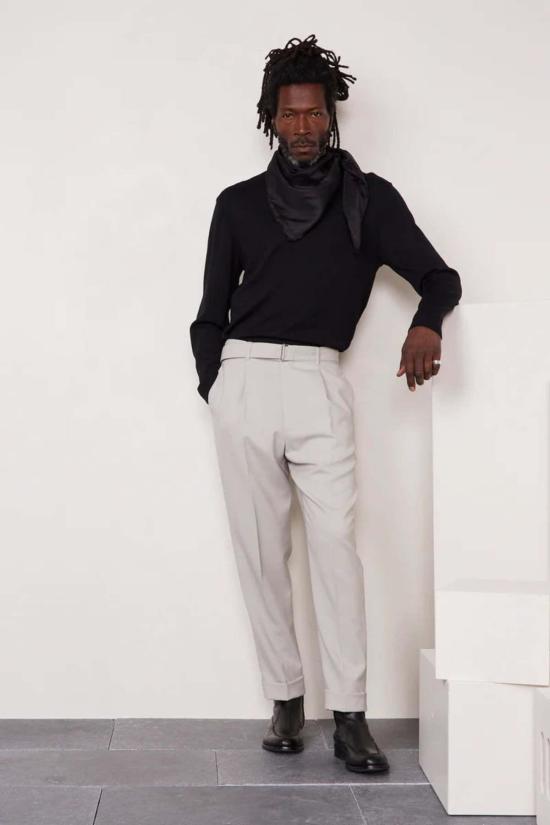  오피신 제네랄 스트레이트 팬츠 오피시네 제네랄 휴고  스톤